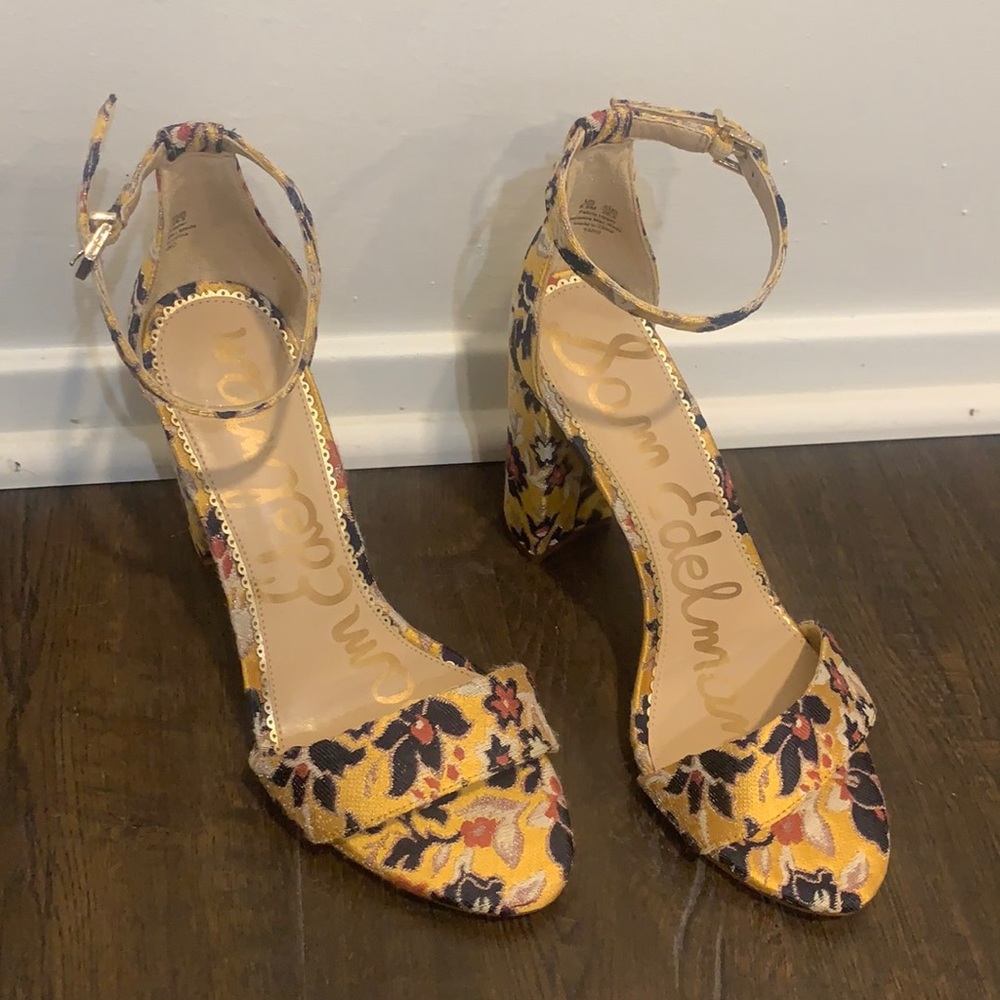 Sam Edelman Ankle Strap Heels - size 8.5